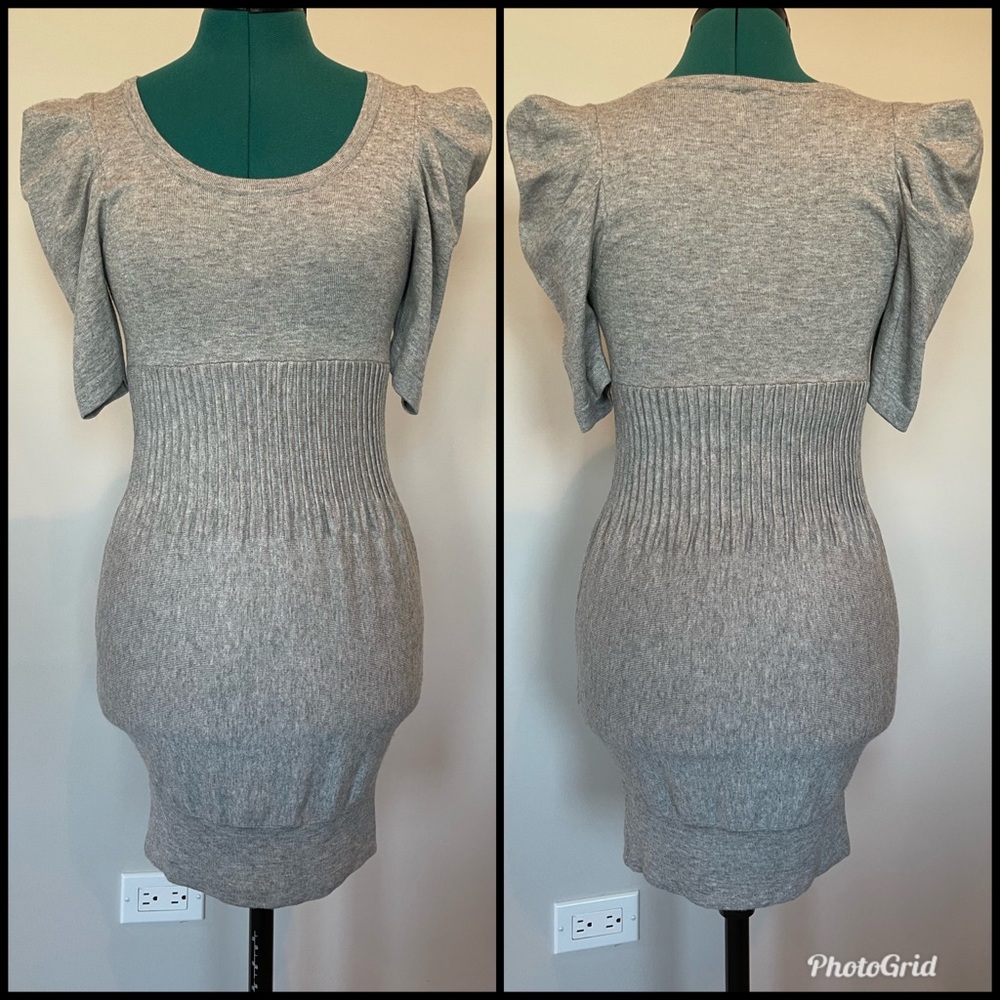 Guess by Marciano Puffy Sleeve Sweater Dress